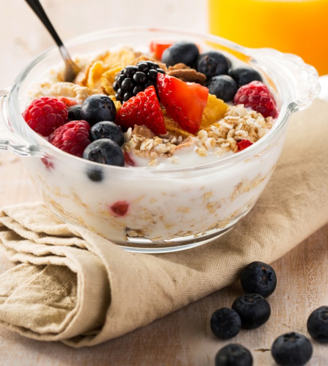 Frühstück im Chalet