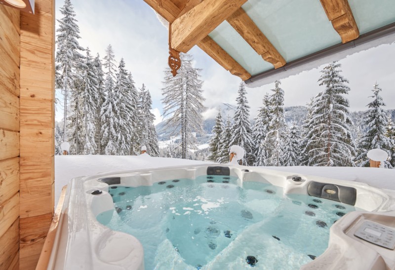 Idylle im Whirlpool genießen