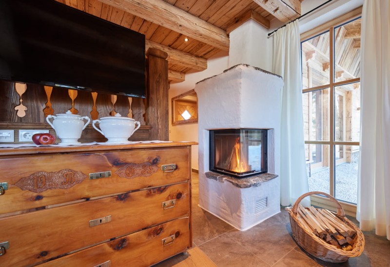 Kamin im Chalet