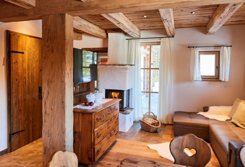 Wohnbereich im Chalet - zum Erholen und Wohlfühlen